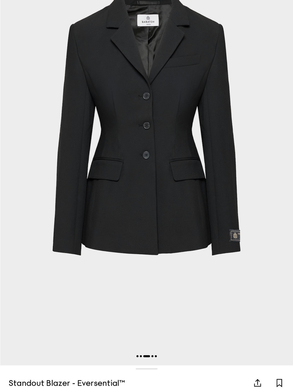 Black Standout Blazer - Women's Tailored Jacket
